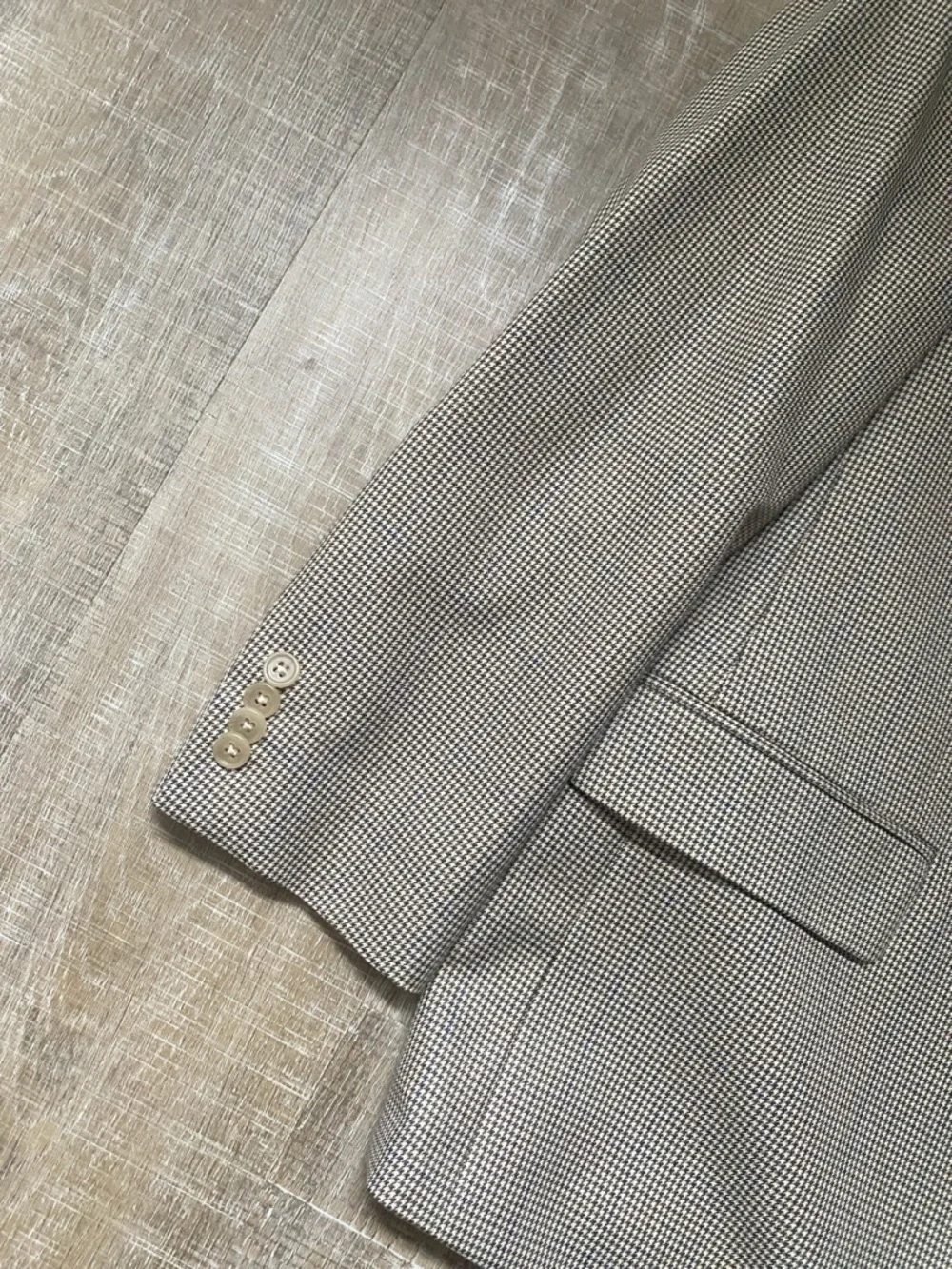 Michael Kors Men’s Blazer Sport Coat 40R Houndstooth Plaid Suit Jacket Classic